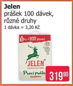 Teta Jelen prášek 100 dávek, různé druhy nabídka