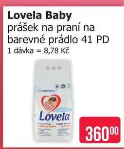 Teta Lovela Baby prášek na praní na barevné prádlo 41 PD nabídka