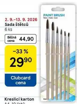 Tesco Sada štětců, 6 ks nabídka