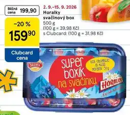 Tesco Horalky svačinový box nabídka