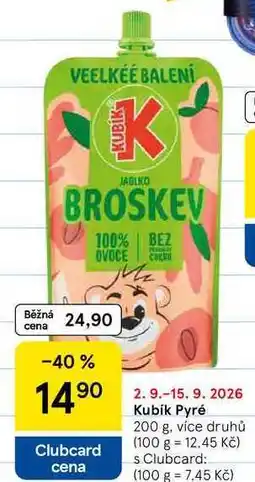 Tesco Kubík Pyré, 200 g, více druhů nabídka
