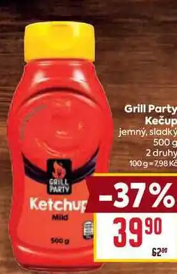 Billa Grill Party Kečup jemný, sladký nabídka