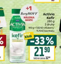 Billa Activia Kefír nabídka