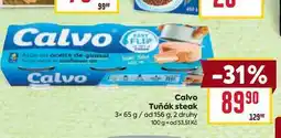 Billa Calvo Tuňák steak 3x 65 g/ od 156 g nabídka