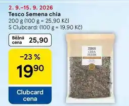 Tesco Tesco Semena chia nabídka