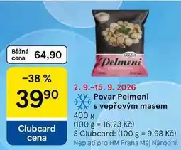 Tesco Povar Pelmeni s vepřovým masem nabídka