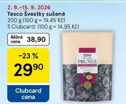 Tesco Tesco Švestky sušené nabídka