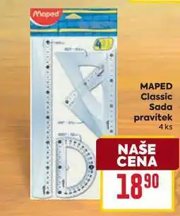 Billa MAPED Classic Sada pravítek 4 ks nabídka
