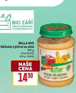 Billa BILLA BIO Dětská výživa ve skle nabídka