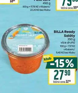 Billa BILLA Ready Saláty nabídka