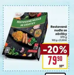 Billa Restované nudle se závitky nabídka