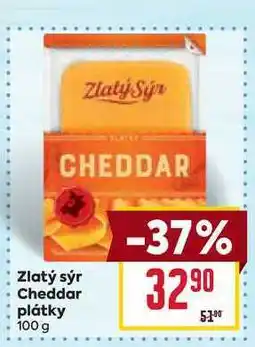 Billa Zlatý sýr Cheddar plátky nabídka