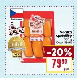 Billa Vocilka Špekáčky nabídka