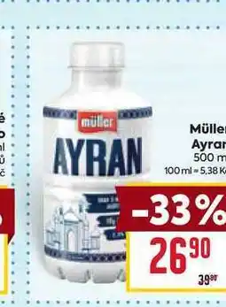Billa Müller Ayran nabídka