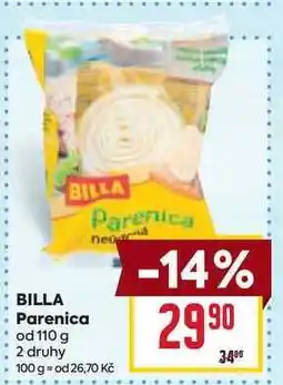 Billa BILLA Parenica od nabídka