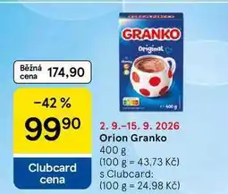 Tesco Orion Granko nabídka