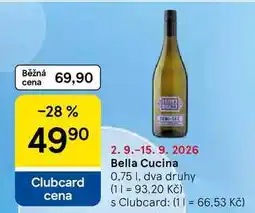 Tesco Bella Cucina nabídka