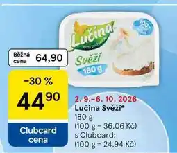 Tesco Lučina svěží nabídka
