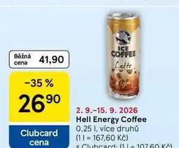 Tesco Hell Energy Coffee, 0.25 l, více druhů nabídka