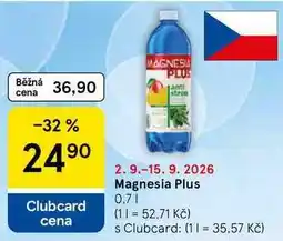 Tesco Magnesia Plus nabídka
