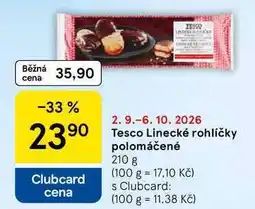 Tesco Tesco Linecké rohlíčky polomáčené nabídka