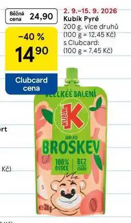 Tesco Kubík Pyré, 200 g, více druhů nabídka