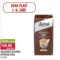Ratio SEGAFREDO SELEZIONE ESPRESSO CASA nabídka