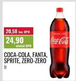 Ratio COCA-COLA, FANTA, SPRITE, ZERO-ZERO, 11 nabídka