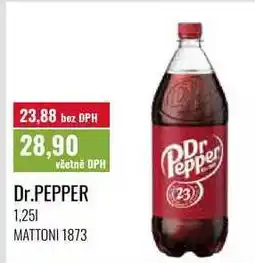 Ratio DR. pepper nabídka