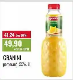 Ratio GRANINI, pomeranč 55%, 11 nabídka