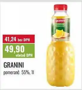 Ratio GRANINI, pomeranč 55%, 11 nabídka
