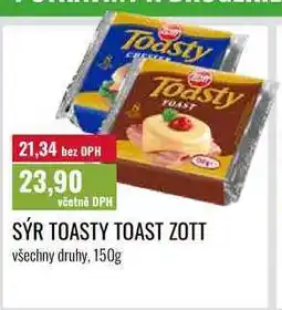 Ratio H SÝR TOASTY TOAST ZOTT nabídka