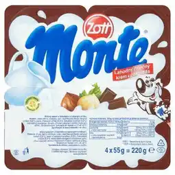 Ratio Zott Monte 4 x 55g 220g nabídka