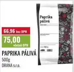 Ratio PAPRIKA PALIVÁ, 500g DRANA nabídka