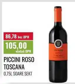 Ratio PICCINI ROSO TOSCANA, 0,751 nabídka