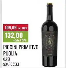 Ratio PICCINI PRIMITIVO PUGLIA, 0,751 nabídka