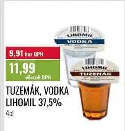 Ratio TUZEMÁK, VODKA LIHOMIL 37,5% nabídka