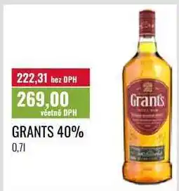 Ratio GRANTS 40%, 0,71 nabídka