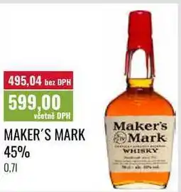 Ratio MAKER'S MARK 45%, 0,71 nabídka