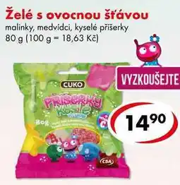 CBA Želé s ovocnou šťávou nabídka