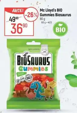 Globus Mc Lloyd’s BIO Gummies Biosaurus nabídka