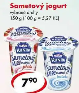 CBA Sametový jogurt nabídka