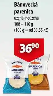 CBA Bánovecká parenica nabídka