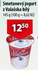 CBA Smetanový jogurt z Valašska bílý nabídka