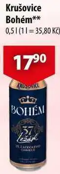 CBA Krušovice Bohém nabídka