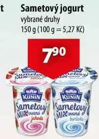 CBA Sametový jogurt nabídka