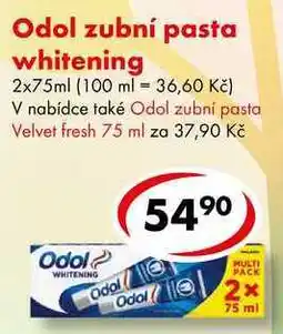 CBA Odol zubní pasta whitening nabídka