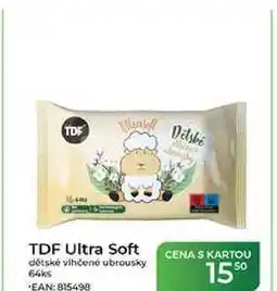 Tamda Foods TDF Ultra Soft dětské vlhčené ubrousky 64ks nabídka