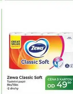 Tamda Foods Zewa Classic Soft Toaletni papir 8ks/16ks nabídka