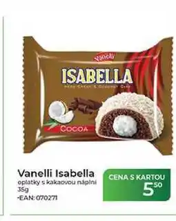 Tamda Foods Vanelli Isabella oplatky s kakaovou náplní nabídka